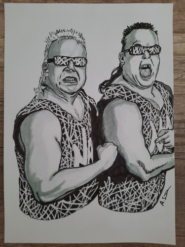 Nasty boys originalzeichnung - nasty,