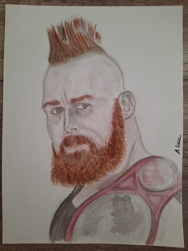Sheamus originalzeichnung - sheamus,